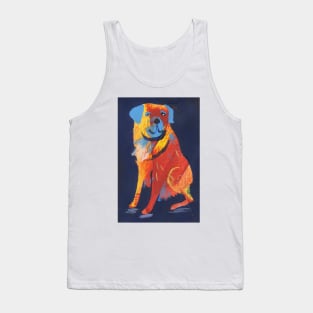 Orange Dog Tank Top